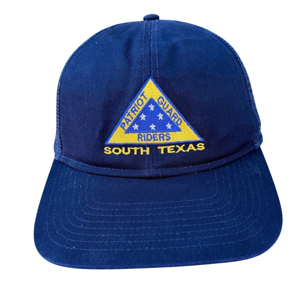 Patriot Guard Riders South Texas Trucker Hat Mesh Cap American Flag Texas Flag